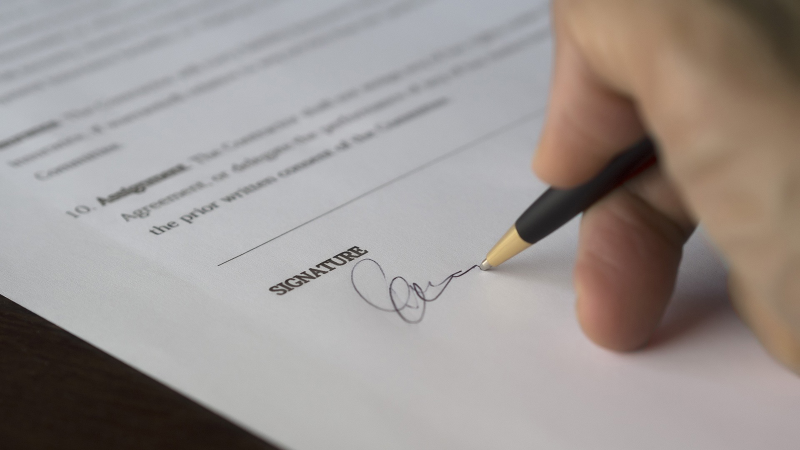 arbitration signature