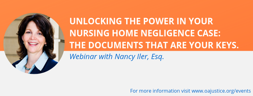 Nancy Iler Speaking on Nursing Home Abuse